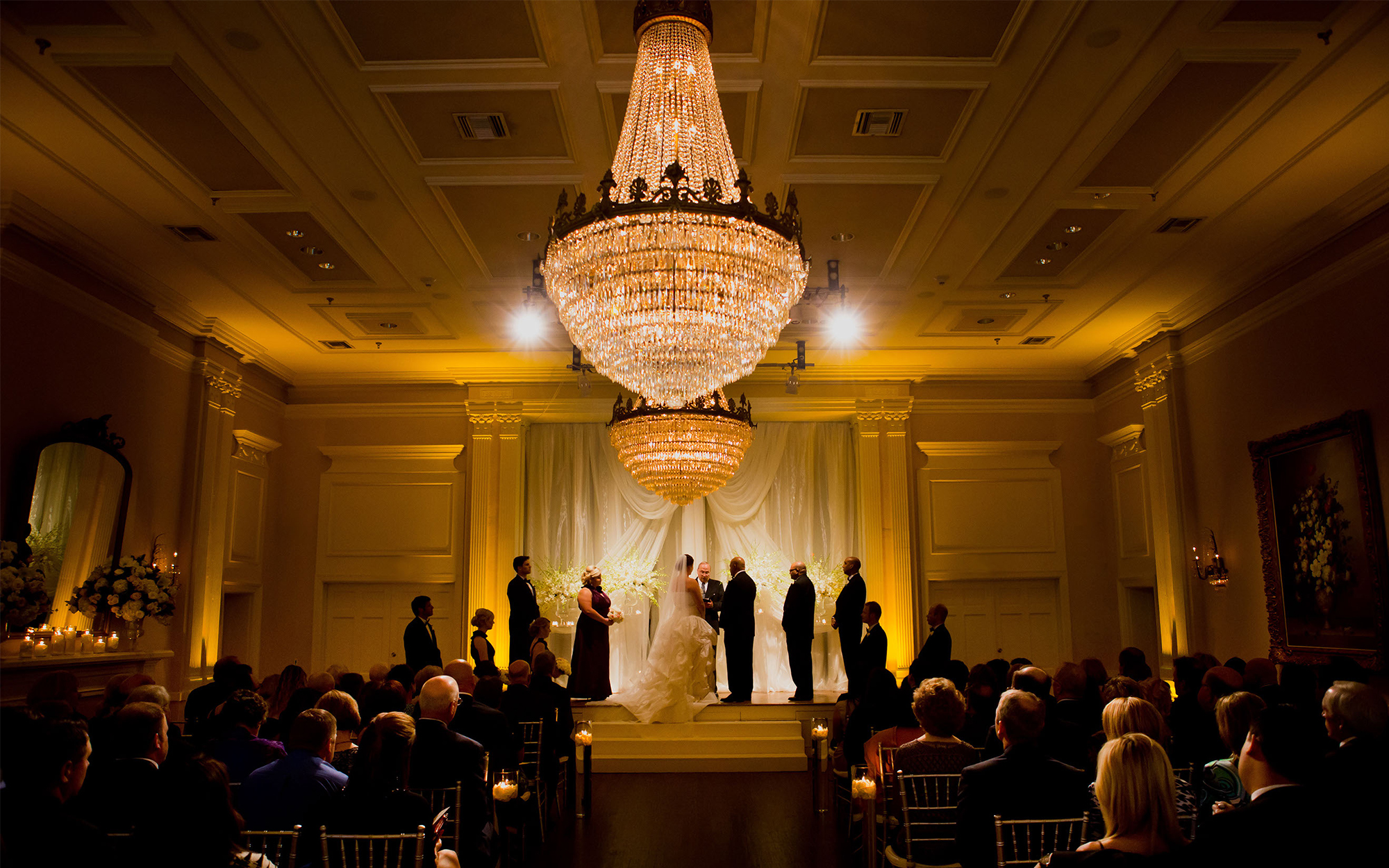 Ceremony Lighting at Arlington Hall