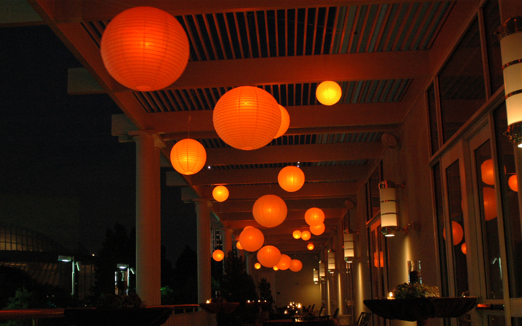 Asian Lantern decor lighting at The Belo Mansion